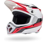 Bell MX-9 MIPS RIFT ECE - motocross helmet - MIPS - adjustable fit - good ventilation - EPS shell - CE EN1078 - Red/White, size: M