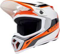 Bell MX-9 MIPS Rift, motocross helmet L White/Orange/Black