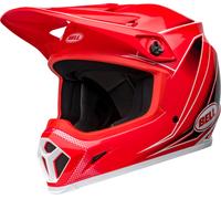 Bell MX-9 MIPS Zone, motocross helmet XL Red/White/Black
