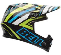 BELL MX-9 TAGGER SCRUB PSYCHO cross helmet black-blue-green S