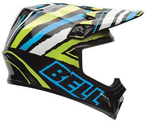BELL MX-9 TAGGER SCRUB PSYCHO cross helmet black-blue-green S