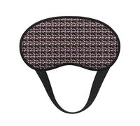 Bell Orchid Pattern Print Soft Washable Eye Masks for Cover Nap Light Blocking for Night Shift Sleep Aid