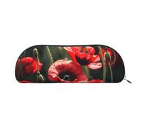 Bell Orchid Print Print Receive Bag Makeup Bag Cosmetic Bags Travel Storage Bag Toiletry Receive Bags Pencil Case Pencil Bag, Beautiful Red Poppy Flower, One Size