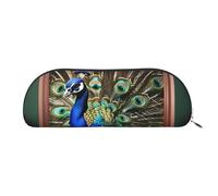 Bell Orchid Print Print Receive Bag Makeup Bag Cosmetic Bags Travel Storage Bag Toiletry Receive Bags Pencil Case Pencil Bag, Beautiful Peacock Picture, One Size