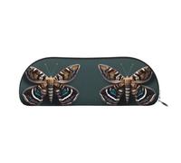 Bell Orchid Print Print Receive Bag Makeup Bag Cosmetic Bags Travel Storage Bag Toiletry Receive Bags Pencil Case Pencil Bag, Beautiful Moth, One Size