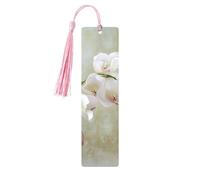 Bell Orchid Printed Metal Bookmarks M - Pink Lightweight Aluminium Book Marker for Books, Journals & Gifts, Ideal Book Lovers, Holiday Decor & Crafts