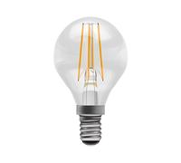 Bell Pack of 1 x LED Filament Golfball 3.3watt SES E14 Small Edison Screw Clear Warm Light Colour 2700k