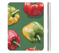Bell Pepper Slim Tablet Cases Compatible with iPad Mini4/5（7.9in）Mini6（8.3in） With Pencil Holder Protective Cover