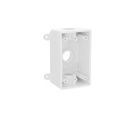 BELL PSB37550WH Single-Gang Weatherproof Box Three 1/2 in. or 3/4 in. Threaded Outlets, 2 in, White