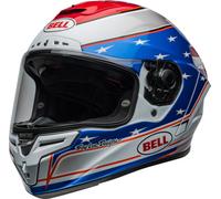 Bell Race Star DLX Flex Beaubier 24 Helmet, white-red-blue, size M for Men