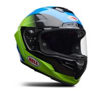 Bell Race Star DLX Flex Corsa, full face helmet L Blue/Neon-Green/Black