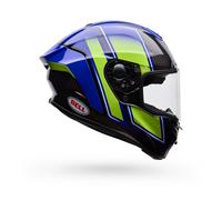 Bell Race Star DLX Flex Grid Helmet, blue-yellow, size L for Men