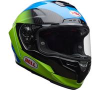 Bell Race Star DLX Flex Corsa, full face helmet M Blue/Neon-Green/Black