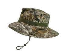 Bell Rangers Realtree APX Camo Boonie Hat - Men's Camo Bucket Hat | Rain Hat for Men & Women Waterproof | Foldable Wide Brim Fishing Hiking Garden Beach Hat | Adjustable Chin Strap Hunting Hat