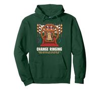 Bell Ringing Idea For Men Campanology Church Bell Ringer Pullover Hoodie, Adult Unisex, Dark Green, Small