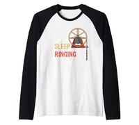 Bell Ringing Ringer Funny Church Bells Campanology Dad Raglan Baseball Tee