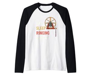 Bell Ringing Ringer Funny Church Bells Campanology Dad Raglan Baseball Tee