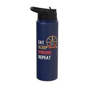 Bell Ringing Ringer Funny Church Bells Campanology Dad Stainless Steel Insulated Water Bottle