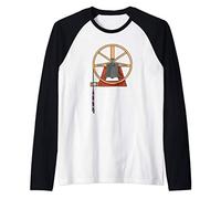 Bell Ringing Ringer Gift Funny Church Bells Campanology Dad Raglan Baseball Tee