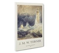 Bell Rock Lighthouse Joseph Mallord William Turner Canvas Print 30x20 Inch