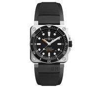 Bell & Ross BR-03 Diver 42mm Men's Black Dial & Rubber Strap Watch