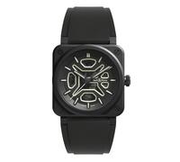 Bell & Ross BR-03 Skeleton Lum 41mm Ceramic & Rubber Strap Limited Edition Watch