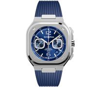 Bell & Ross BR 05 Men's Blue Rubber Strap Watch