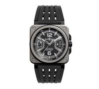 Bell & Ross BR-X3 41mm Black Dial Black Titanium & Rubber Strap Watch