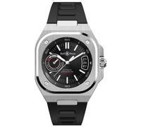 Bell & Ross BR-X5 Men's Steel & Black Rubber Strap Watch