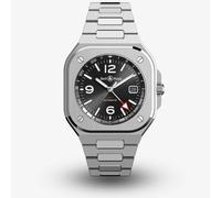 Bell & Ross BR 05 GMT Black Steel Bracelet Watch