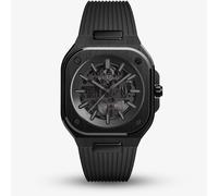 Bell & Ross Mens Limited Edition Skeleton Phantom Ceramic Rubber Strap Watch BR05A-PH-SK-CE/SRB