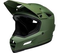 Bell Sanction 2 Full Face Bike Helmet with ABS Shell and EPS Liner - Dark Green - XX-Small