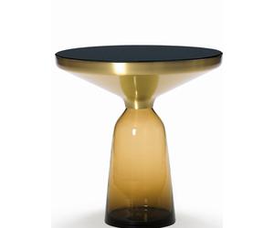 Bell Side Table ClassiCon Brass Amber orange - 4250682804007