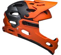 BELL Super 3R MIPS Adult Mountain Bike Helmet - Matte Orange/Black, Medium (55-59 cm)