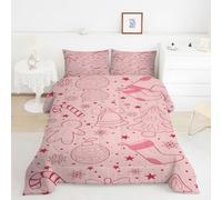 Bell Super King Duvet ChristmasBall Super King Quilt 7.5 Tog Lightweight Soft Comforter Set, All Seasons Reversible Coverless Microfiber Duvet with 2 Pillowcases Machine WashableY174