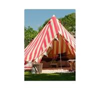 Bell Tent Boutique 4m Bell Tent 285gsm 100% Natural Canvas - Summer Fete