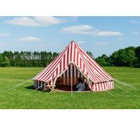 Bell Tent Boutique 5m Bell Tent 285gsm 100% Natural Canvas - Summer Fete + StoveMate