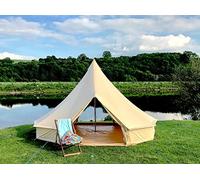 Bell Tent Boutique 5m Bell Tent 285gsm 100% Natural Canvas - Twin Door