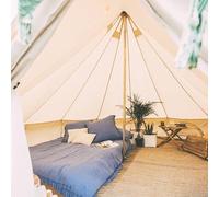 Bell Tent Boutique 6m Bell Tent 285gsm 100% Natural Canvas | XL Walls & StoveMate
