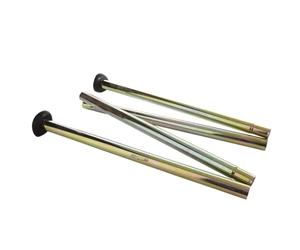 Bell Tent Boutique 7m Bell Tent Centre Pole - 4m Spring Loaded 32mm Zinc Plated Metal Poles with Hanging Hook