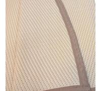 Bell Tent Boutique Bell Tent Floor Mat - Recycled Polypropylene Half Moon or Full Coverage - Lightweight, Waterproof - Fits 3m-6m ZIG Tents (Sandstone, 7m Full Moon (2 x 1/2 moons))