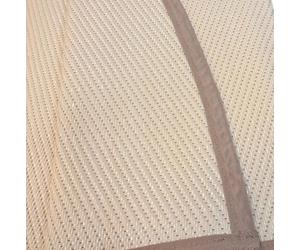 Bell Tent Boutique Bell Tent Floor Mat - Recycled Polypropylene Half Moon or Full Coverage - Lightweight, Waterproof - Fits 3m-6m ZIG Tents (Sandstone, 4m Full Moon (2 x 1/2 moons))