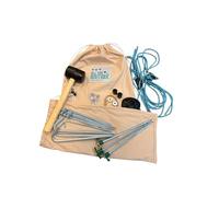 Bell Tent Boutique- Tent Spares Kit, Rock Pegs, Pin Pegs, Rebar Pegs, Mallet, Guy Ropes