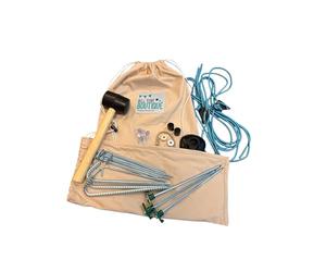 Bell Tent Boutique- Tent Spares Kit, Rock Pegs, Pin Pegs, Rebar Pegs, Mallet, Guy Ropes