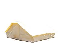 Bell Tent Yurt Tent 320G Cotton Canvas Double Door Pyramid Tent, Family Glamping Tents Adult Camping Indian Pyramid Tent for 2/4/6/8 Person All Year Living
