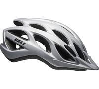 Bell TRACKER CE - bike helmet - In-Mold polycarbonate - 25 ventilation openings - removable visor - ERGO-FIT system - adjustable fit - Matte Silver, size: M/L