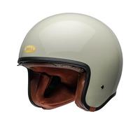 Bell TX-501 Solid ECE Helmet, Open-Face Design, Modern Features, Authentic Bell 500-TX Innovation, Ventilated for Comfort, Protection for MX & Off-Road, Color: Vintage White, Size: S