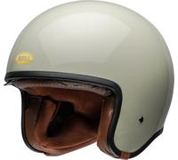 Bell Tx-501 Solid Ece Helmet, Open-Face Design, Modern Features, Authentic Bell 500-Tx Innovation, Ventilated, Protection, Comfort, Adjustable Fit, Color: Vintage White, Size: M