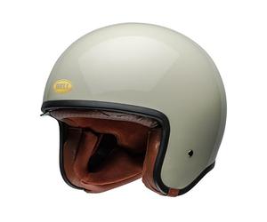 Bell TX-501 Solid ECE Helmet, Open-Face Design, Modern Features, Authentic Bell 500-TX Innovation, Ventilated for Comfort, Protection for MX & Off-Road, Color: Vintage White, Size: S