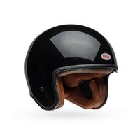 Bell TX-501 Solid ECE Open-Face Helmet, Modern Features, Performance, Classic Bell 500-TX Design, Authentic Innovation, Color: Black, Size: 2X